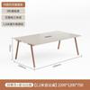 Mesa de conferencias de oficina, mesa larga, sencilla y moderna, combinación de mesa y silla para sala de conferencias, mesa de conferencias pequeña, mesa de negociación para recepción