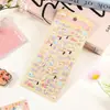 Pegatinas Estéreo de Dibujos Animados de Burbujas Estilo K Fruta Animal Pan Bolso DIY Diario Niños Pegatinas de Gato Ccd