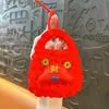 Bolsa de Monedas Creativa de Ganchillo con Forma de Flor Llavero Exquisita Linda Funda para Auriculares Bolsa de Almacenamiento Colgante Regalo Venta al por Mayor