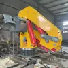 Grúa de brazo plegable hidráulica montada en vehículo de 3-16 toneladas no estándar personalizada grúa fija a prueba de explosiones para minería grúa para barcos