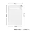 Bolsa Autoadhesiva de Alta Transparencia, Cubierta Protectora Espesa a Prueba de Polvo y Rayones para Insignias, Estuche Sellado de Anime para Almacenamiento de Insignias