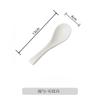 Estilo japonés Estilo japonés Cuchara pequeña para sopa Vajilla vintage Cuchara pequeña de cerámica Cuchara para sopa de mango largo Cuchara para arroz Cuchara grande Cuchara para el hogar