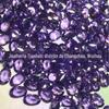 Fornecimento flor de carro de fundo pontiagudo Oval roxo-avermelhado CZ gema artificial pedra solta joias com pedra fornecimento de fábrica de pedras