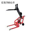 Carretilla elevadora hidráulica eléctrica de brazo curvo portátil, carretilla elevadora pequeña, camión de carga y descarga simple para el hogar, apilador de empuje manual