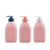 Botella de Loción de Estilo E-Commerce de 500 ml, Botella de Champú para Niños, Botella de Gel de Ducha, Botella de Champú de Material de Polietileno de Alta Densidad (HDPE) Felpa