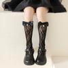 2423 calcetines para niños calcetines de verano finos para niños calcetines lolita con lazo de encaje estilo western lindos calcetines para pantorrilla de bebé