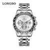 Nuevo reloj para hombre Longbo, reloj de pulsera de moda de lujo para hombre de negocios, popular en Douyin, venta directa del fabricante