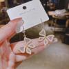 Pendientes Morados de Verano Elegantes y Exquisitos Flor de Cristal Pendientes Super Hada Amor Combinan con Todo Atmosféricos Personalizados Pendientes de Moda