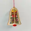 Suministros para Decoración Navideña Adornos Navideños de Madera Creativo Papá Noel Rojo Adornos Colgantes de Madera Calados