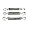 Esticador de Corrente com Tensor de Rosca Inox Esticador de Arame Trava de Corda Esticador de Rosca Helicoidal