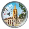 Imán de Refrigerador de Vidrio de Cristal para Souvenir Turístico de Guangdong Torre de Cantón Cintura Pequeña Zhuhai Chimelong Shenzhen Set