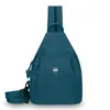 Mochila de Moda Versátil de Múltiples Capas Nueva Transfronteriza, Bolso de Pecho, Bolso Cruzado Casual Simple, Bolsa Ligera de Viaje