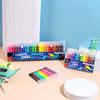 Bolígrafo de acuarela pequeño y grueso para niños, lavable, para jardín de infantes, 12 colores, juego de 36 colores, útiles de arte para escuela primaria