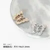 Colgante de Llave de Mariposa DIY Materiales Hechos a Mano Estilo Ins Accesorios de Joyería Colgante de Aleación de Zinc Accesorios para Joyería de Pulsera Bolsa