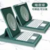 Novo Modelo Adequado para Capa de Teclado Bluetooth Magnético Touch para iPad Air 5 Teclado de Teclas Redondas Retro 10ª Geração Capa Protetora 12.9