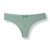 Tanga de algodón puro para mujer, pantalones T, comercio exterior europeo y americano, talla grande, sexy, sin costuras, con lazo, ropa interior deportiva, deseo puro de mujer