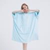 Comercio exterior talla grande holgado ropa de casa verano exterior camisón estilo europeo y americano pijama toalla de playa absorbente bata de secado rápido