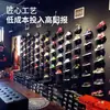 Sapateira de Metal Simples Suporte de Sapato Montado na Parede Estante de Exibição Estante de Ângulo Ajustável Prateleira para Sapatos Esportivos Casuais Loja de Sapatos