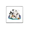 Broche Lindo de Gato Fantasma para Halloween, Insignia Redonda de Gato con Sombrero de Bruja, Pin Decorativo para Mochila de Estudiante