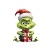 Colgante de Bebé Grinch Transfronterizo Decoración Navideña Colgante para Árbol de Navidad Adorno Pequeño Plano Acrílico