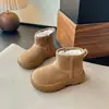 Botas de Nieve para Niños 2025 Botines de Princesa Modernos Impermeables Antideslizantes Botas para Caminar Lindas Botas de Algodón para Bebé Acolchadas con Forro de Felpa