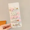 Presilha de Cabelo de Sereia Infantil para Meninas de Verão, Franja Lateral de Princesa, Acessório de Cabelo Que Não Danifica o Cabelo
