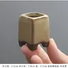 Vaso Cerâmico Mini Extra Pequeno do Tamanho de um Polegar, Vaso de Bonsai de Argila Roxa Respirável de Cerâmica Grossa, Vaso de Flores para Suculentas Estilo Simples Retrô