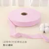 Tecido de Tira de Acabamento Tricotada de Algodão Puro, Tira de Acabamento Elástica para Roupas DIY, Roupas Infantis, Tecelagem de Têxteis para Casa