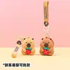 Bolsa de almacenamiento para auriculares de silicona con personaje Stitch para cruzar fronteras, llavero colgante, monedero infantil, llavero, personalización