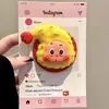 Headgear de Sushi Tempura Suporte Magnético em Forma de Estrela Compatível com Celulares Magsafe, Forte Adsorção para Uso na Mesa, Pessoa Preguiçosa D
