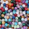 Cuentas Redondas de Resina de Color Mixto de 6 mm con Agujero Pasante Cuentas Sueltas para Pulsera Collar DIY Hecho a Mano Accesorios de Joyería Materiales Venta al por Mayor