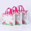 Bolsa de plástico para tienda de ropa al por mayor, bolsa de regalo gruesa, bolsa de compras de ropa infantil colorida impresa