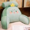 Verano nuevo látex seda de hielo soporte de cintura sensación fresca oficina sedentaria cojín de cintura hogar transpirable almohada de sofá venta al por mayor