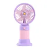 Nuevo Ventilador Mini Portátil de Verano con Base de Escritorio, Modelo Recargable, Regalo para Estudiantes, Venta al por Mayor y Dropshipping de Ventiladores Pequeños