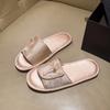 Zapatillas planas de estilo étnico de moda para mujer, verano, retro, bordadas, para casa, antideslizantes, estilo chino, sandalias y zapatillas