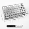 Rack para Tubos de Ensaio de Aço Inoxidável 304 Rack para Tubos Colorimétricos Equipamento de Laboratório para Centrífuga Coleta de Amostras de Sangue Rack Multifuncional para Tubos de Centrífuga