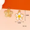 DREW Accesorios para Joyería DIY Smiley Globo Arcoíris Aleación Creativa Accesorios de Goteo de Aceite Colgante Materiales Hechos a Mano