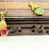 Pingente Colar Pixiu da Sorte Ágata Vermelha Novo Estilo Chinês Versátil Fresco e Nobre Atacado Dropshipping 8157