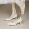 Zapatos de Novia para Mujer con Punta Fina, Nuevo Estilo Chino, Blanco Claro Xiuhe, Zapatos de Tacón Alto Estilo Chino, Zapatos de Boda, Vestido de Novia, Tacón Grueso de Doble Uso