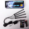 Luz de Atmosfera Musical para Pés de Carro Cghao 36 LEDs SMD Controlada por Voz Oito Cores Controle por App Um para Quatro 5050