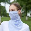 Mascarilla de Sol de Seda Protección Facial Completa Cuello Verano Mascarilla de Seda de Morera Conducción para Mujer Protección UV Gini