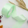 Fita de cetim de 4cm, fita vermelha colorida, fita para DIY, material de rosa, decoração de seda, embalagem de presente para bolo atacado