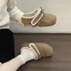 Lindos Zapatos Birkenstock de Suela Gruesa con Delicados Lazos para Niñas, Mocasines Cerrados sin Cordones para Uso en Exteriores