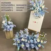 Nuevos Arreglos Florales de Piso para Decoración de Bodas, Arte Floral para Bodas, Arreglos Florales para Escenario en T, Arreglos Florales de Bienvenida para Hoteles