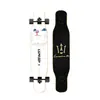 Skate Longboard de 44 Pulgadas para Principiantes, Hombres y Mujeres, Adultos, Tabla de Baile Doblemente Curva Profesional, Monopatín de Cuatro Ruedas de Madera de Arce para Jóvenes