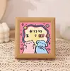 520 Regalo de San Valentín Mini Portafotos de Mesa Creativo Decoración de Escritorio de Oficina Dormitorio Entrada Portafotos Regalo Creativo