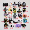 Nuevos Accesorios de Resina de Murciélago Calabaza Vampiro de Halloween Material para Broche de Pelo Aro para el Cabello Llavero Colgante