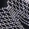 Cadena de pecho de malla con diamantes de imitación, estilo discoteca, sexy, exagerada, transfronteriza, 2022