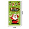 Camino de mesa de lino con diseño de dibujos animados de Papá Noel, Mantel para mesa de centro, Mantel decorativo para mesa de comedor, Venta al por mayor para mesa de sala de estar en Navidad