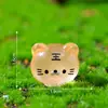 Mini luz nocturna brillante figuras de animales lindos, ideal para paisajismo de jardines, decoraciones DIY y adornos en miniatura